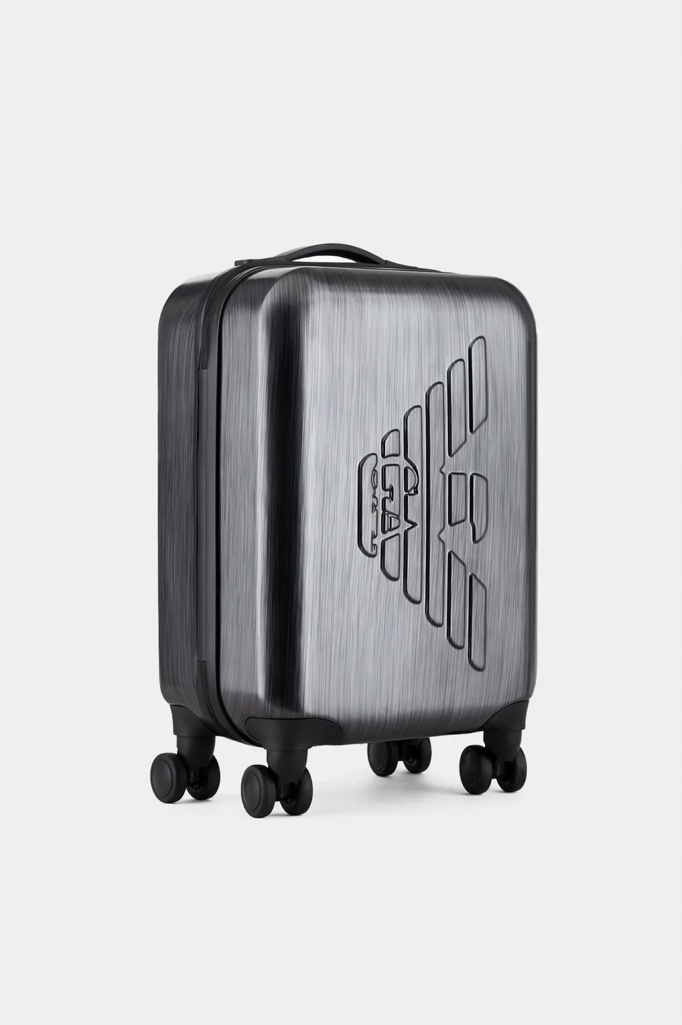 Серый чемодан Emporio Armani